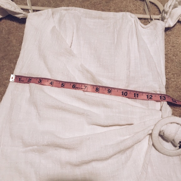 SOLD Sabo Skirt | Margot Wrap Dress Puff Sleeve XS - Picture 8 of 8